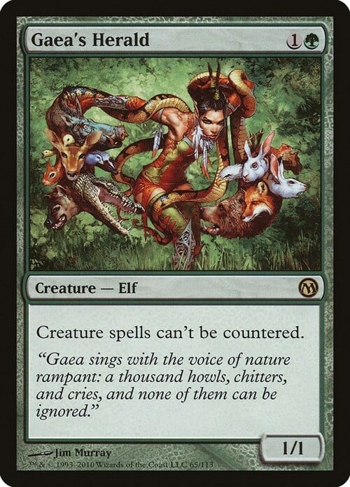 Gaea's Herald Card Front