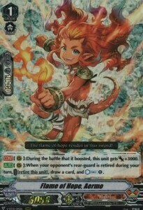 Flame of Hope, Aermo Card Front