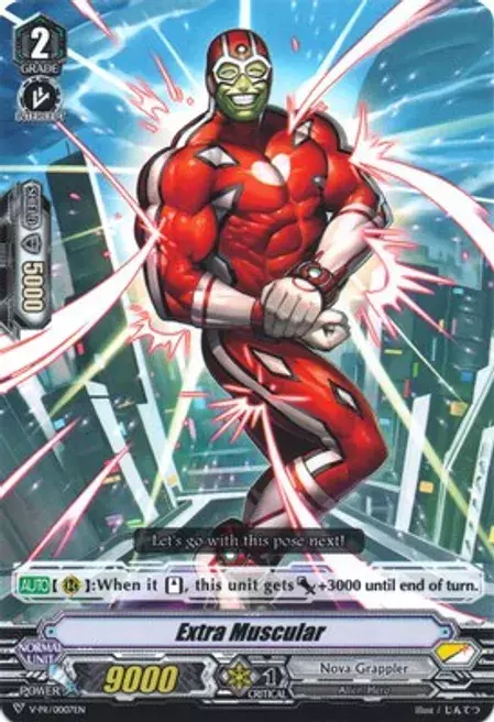 Extra Muscular [V Format] Card Front