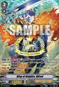 King of Knights, Alfred [V Format] Card Front