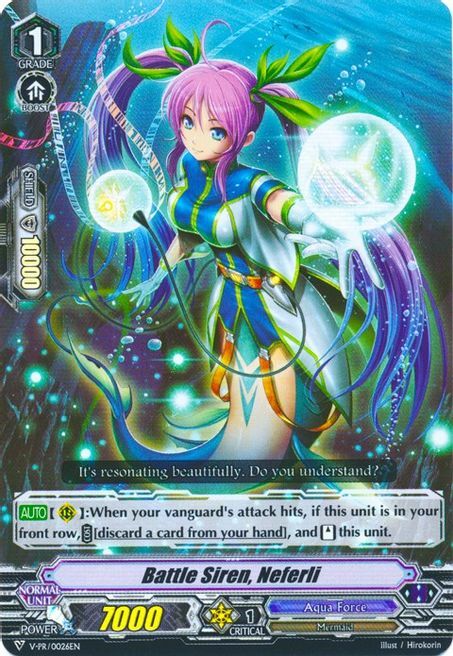Battle Siren, Neferli [V Format] Card Front