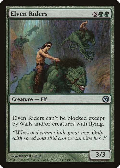 Elven Riders Card Front