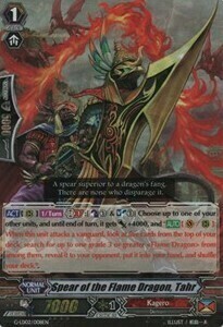 Spear of the Flame Dragon, Tahr [G Format] Card Front
