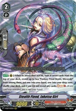 Stealth Fiend, Jakotsu Girl [V Format] Card Front