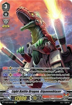 Light Battle Dragon, Gigannoblazer Card Front