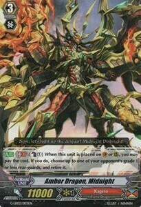 Amber Dragon, Midnight [G Format] Card Front