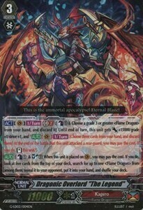 Dragonic Overlord "The Legend" [G Format] Card Front