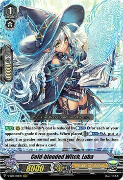 Cold-blooded Witch, Luba [V Format] Card Front