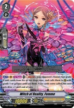 Witch of Reality, Femme [V Format] Card Front