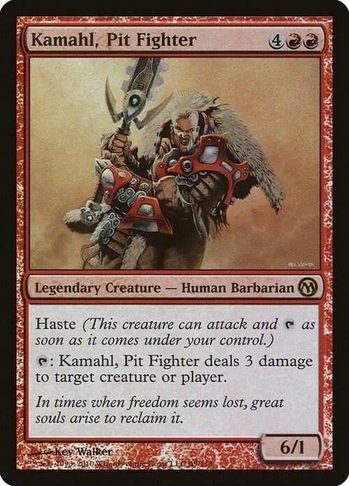 Kamahl, Combattente dell'Arena Card Front