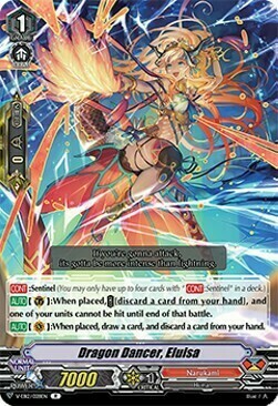 Dragon Dancer, Eluisa [V Format] Card Front
