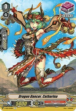 Dragon Dancer, Catharina [V Format] Card Front
