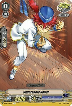 Supersonic Sailor Card Front