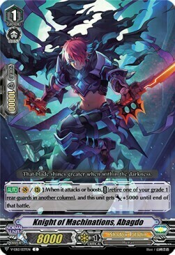 Knight of Machinations, Abagdo [V Format] Card Front