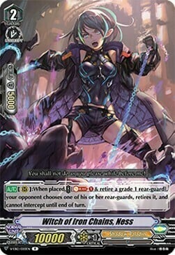 Witch of Iron Chains, Ness [V Format] Card Front