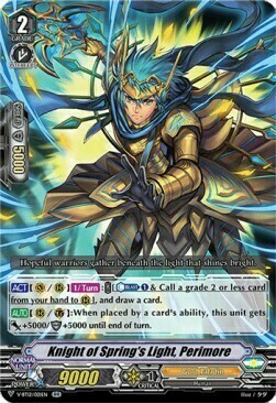 Knight of Spring's Light, Perimore [V Format] Card Front