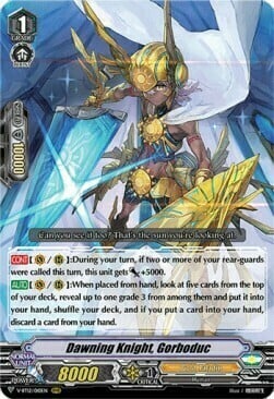 Dawning Knight, Gorboduc Card Front