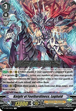 Knight of Foolhardiness, Lughaid [V Format] Card Front