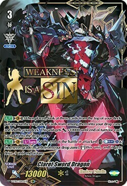 Claret Sword Dragon [V Format] Card Front