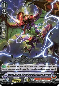 Storm Attack Electrical Discharge Wyvern Card Front