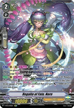 Regalia of Fate, Norn [V Format] Card Front