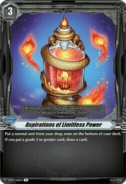 Aspirations of Limitless Power Card Front