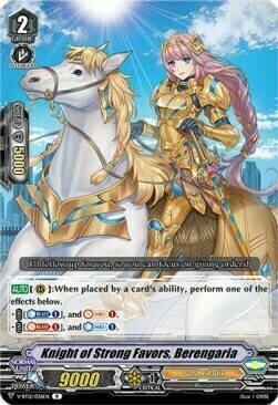 Knight of Strong Favors, Berengaria Card Front