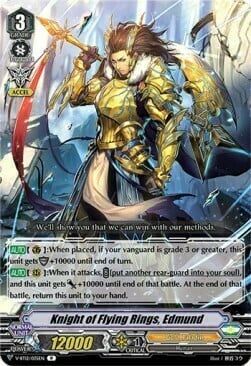 Knight of Flying Rings, Edmund Card Front