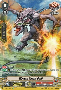 Wyvern Guard, Guld Card Front