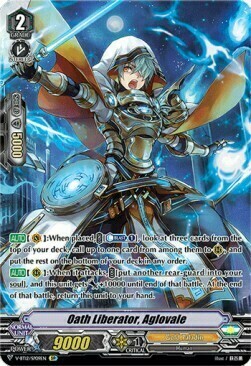Oath Liberator, Aglovale [V Format] Card Front