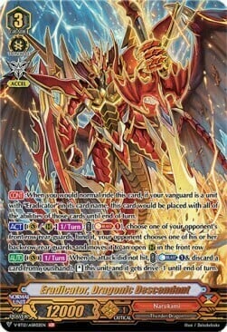 Eradicator, Dragonic Descendant [V Format] Card Front