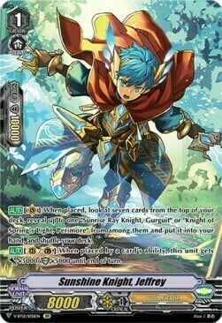 Sunshine Knight, Jeffrey Card Front