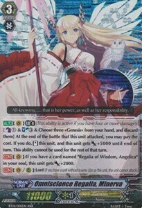 Omniscience Regalia, Minerva Card Front