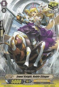 Jewel Knight, Noble Stinger Card Front