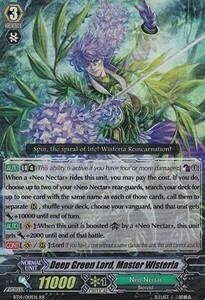 Deep Green Lord, Master Wisteria Card Front