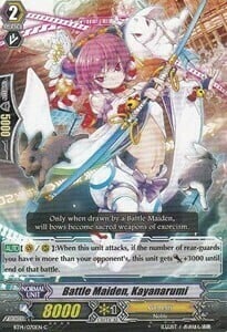 Battle Maiden, Kayanarumi Card Front