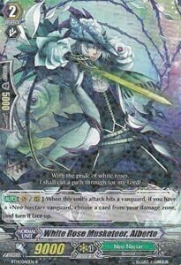 White Rose Musketeer, Alberto Card Front