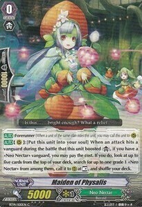 Maiden of Physalis Card Front