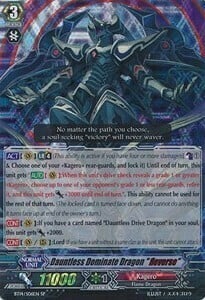 Dauntless Dominate Dragon "Яeverse" [G Format] Card Front