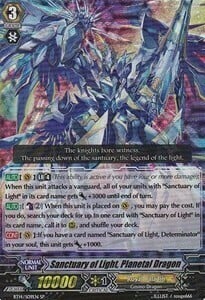 Sanctuary of Light, Planetal Dragon Card Front