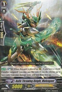 Knife Throwing Knight, Maleagant [G Format] Card Front