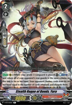 Stealth Rogue of Bonds, Yura Card Front