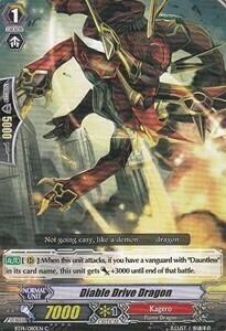 Diable Drive Dragon Card Front
