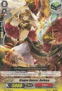 Dragon Dancer, Barbara Card Front