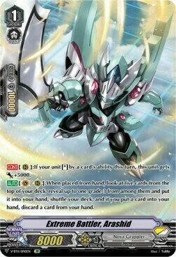 Extreme Battler, Arashid [V Format] Card Front