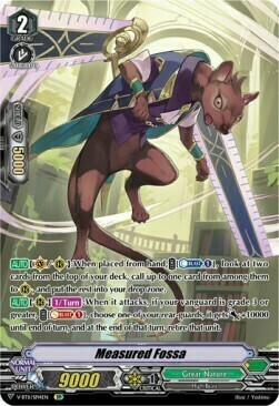 Measured Fossa [V Format] Card Front