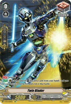 Twin Blader Card Front
