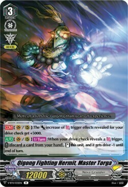 Qigong Fighting Hermit, Master Torga [V Format] Card Front