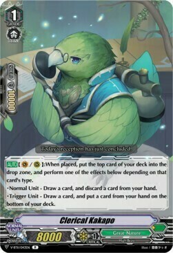 Clerical Kakapo Card Front