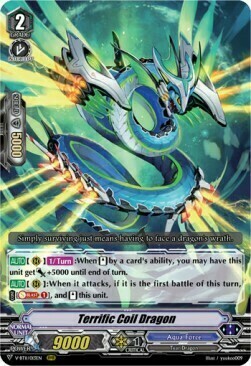 Terrific Coil Dragon [V Format] Card Front